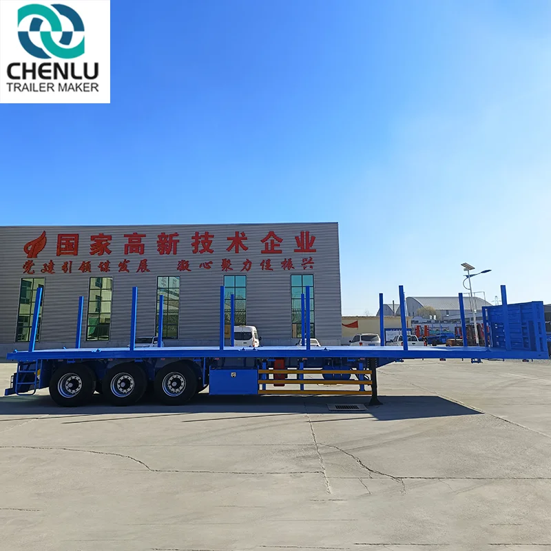 مقطورة مسطحة مسطحة للخدمة الشاقة