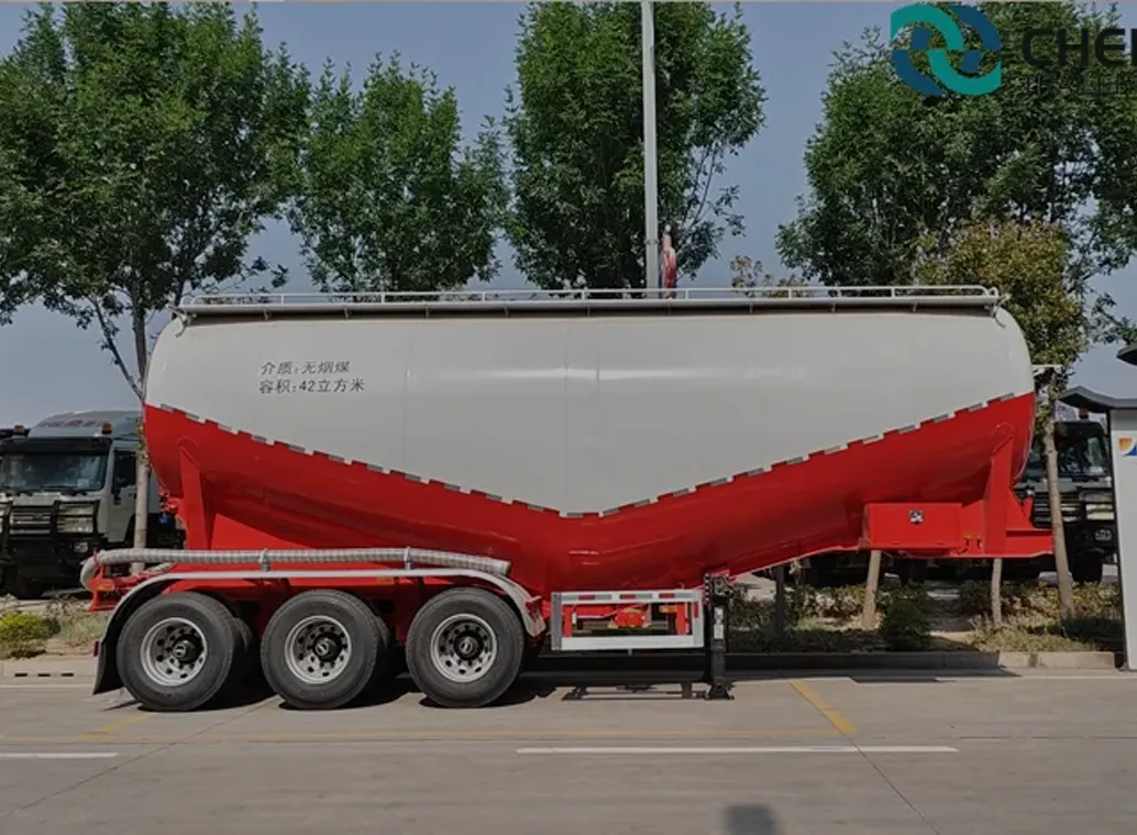 3 Axle Bulk Cement Tanker Trailer will be Sent to Dominican
