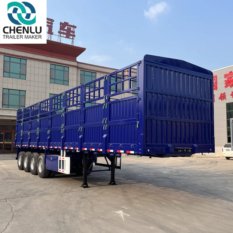 Drop side fence trailer