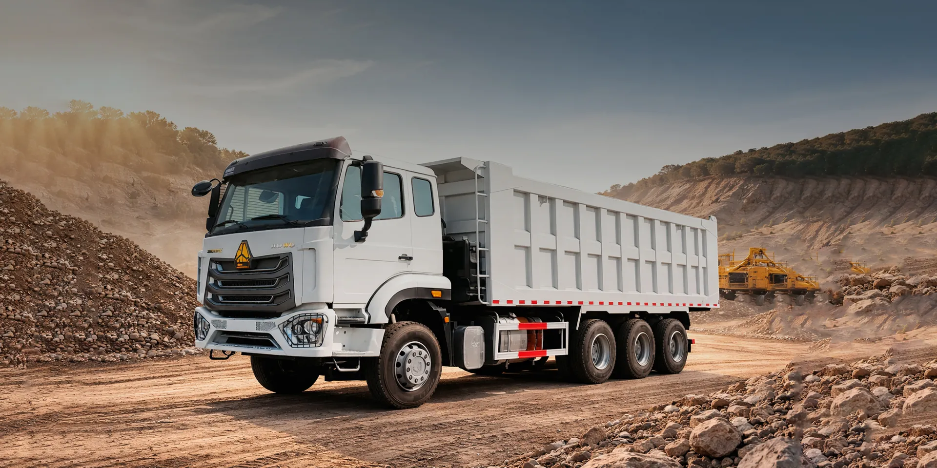 مقطورة نصف مقطورة قلابة