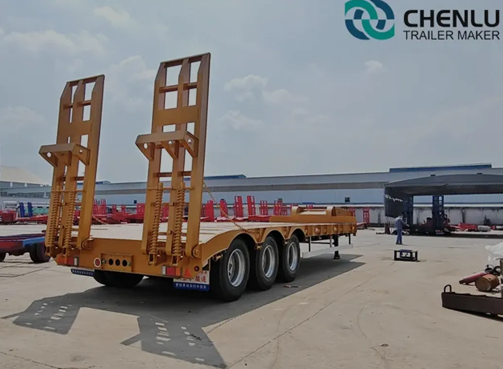 Tanzanian customers order low-bed trailers