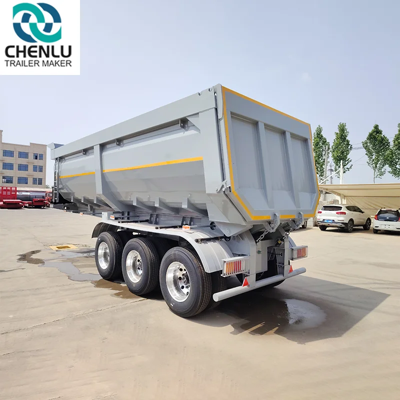 U shape dump trailer