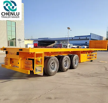 Hydraulic Dump Semi Trailer for Saudi Arabia Construction Project