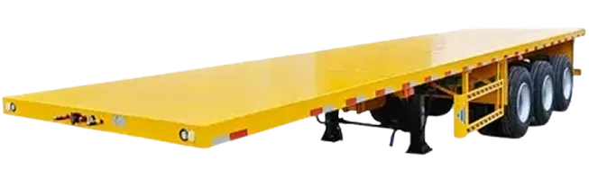 مقطورة نصف مقطورة مسطحة