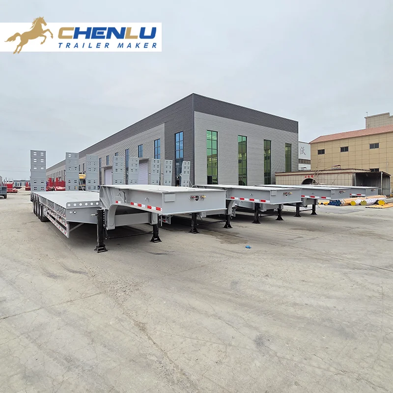 low bed semi trailer