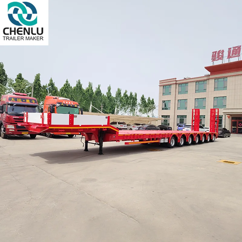 Multi axle lowbed semi trailer